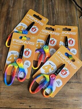 Fiskars Rainbow Kids Scissors - 5 in